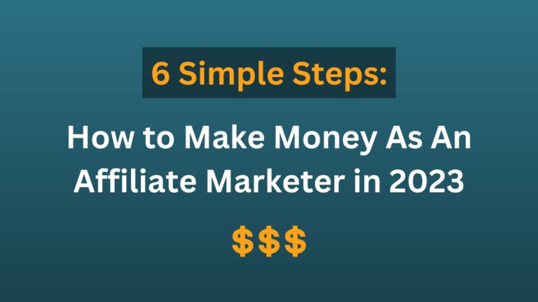 how to make money as an affiliate