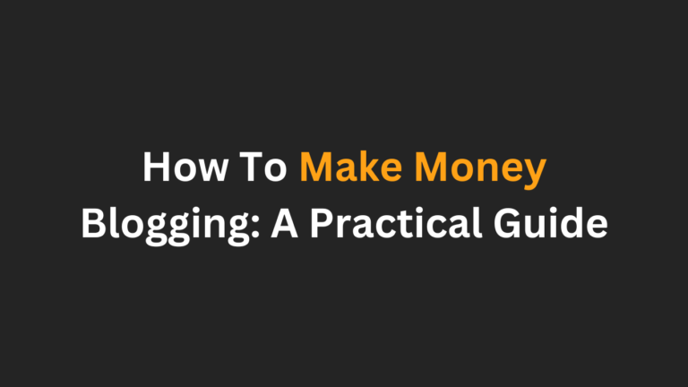 How to make money blogging