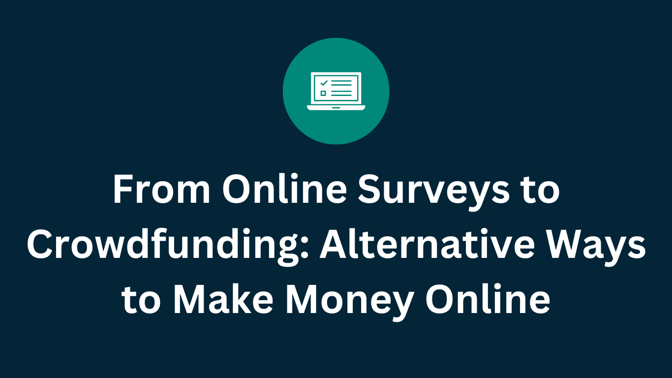 Make Money with Online Surveys