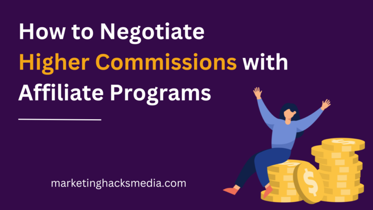 higher commissions with affiliate marketing