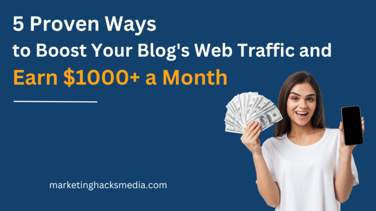 Earn $1000+ a Month