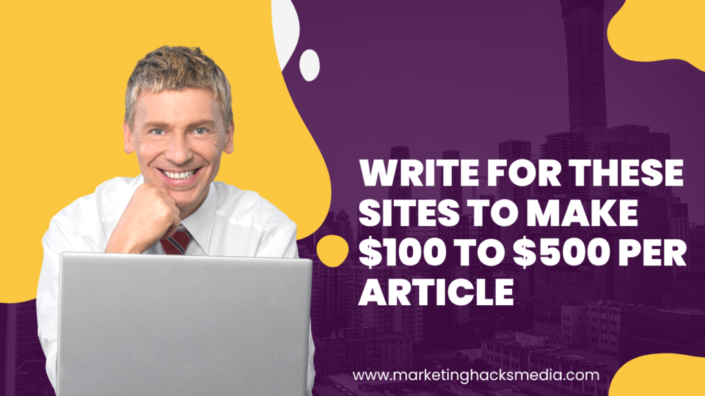 write article and make money